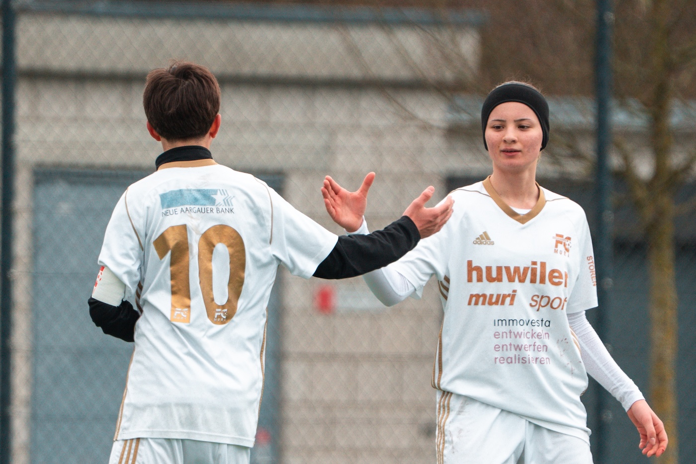 Fairplay und Abklatschen zwischen Spielern