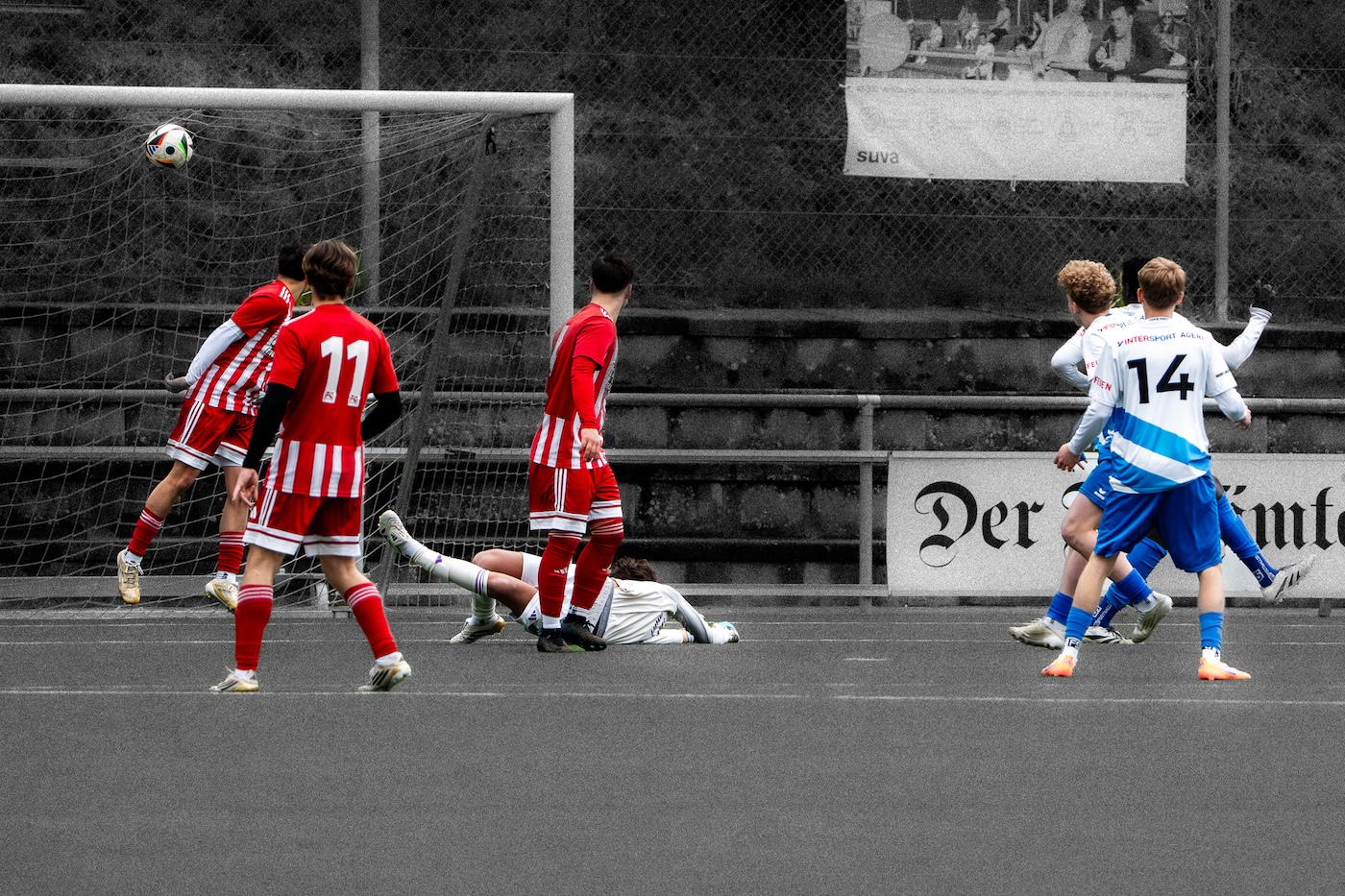 Torabschluss im Fussball