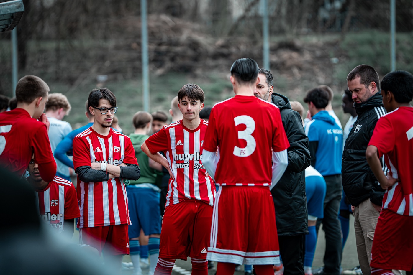 Team Talk vor dem Spiel